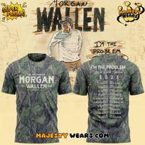 Houston Texan X Morgan Wallen I Am The Problem Tour Camo 3D Shirt XXXL