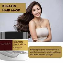Keratin Hair Mask Hydrolyzed Keratin Collagen Hydrates Moisturizes Repairs Dry Damaged Hair Coconut Argan Oils 100g