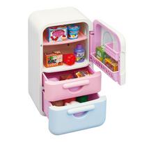Toyroyal Refrigerator Set (Pretend Play  Housekeeping Kitchen) with Vegetable Accessories - Refrigerator Storage Toy