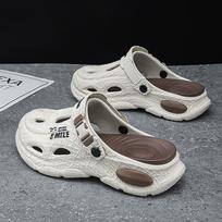 Men's 2025 Summer Thick Sole Height-Increasing Non-Slip Clog Sandals 40-41 spalva
