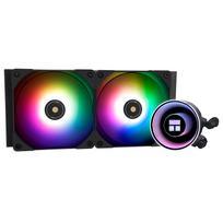 Thermalright Frozen Note 240 BLACK ARGB V2 Liquid CPU Cooler, 240 Black CPU Cooler Specification, Dual PWM Fans, S-FDB Bearing, Compatible with