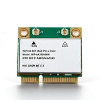AX210HMW Wireless Card, Triple Band Mini PCIE WiFi Card PCI Express Network Adapter for Windows 10 64-bit, Laptop WiFi