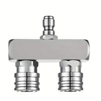 High-Pressure Washer Dual Nozzle Extension Bar, Car Wash Gun Nozzle, Suitable for Vehicles, Roads, Yard Cleaning