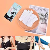 36Pcs Anti-Exposure Adhesive Sticker Strips Women Transparent Clear Double Sided Tape for Clothing Dress Body Skin 12MM