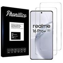 Tempered Glass for Realme 16 Pro Plus 5G [Pack 2] Screen Protector Film Phonillico®