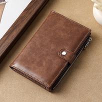 Vintage Passport Wallet for Men Women PU Leather Long Wallet with Passport Holder Card Slots Cash Pocket Travel Organizer
