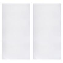 PATIKIL 2-Pack PC Case Fan Dust Grille, 100 x 50cm, 1.5mm Hole Diameter, Magnetic Grille, PVC Dust Filter, White
