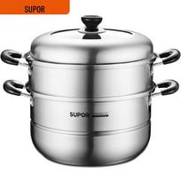 SUPOR 28CM 304 Stainless Steel Steamer Pot