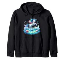 Funny Animals Unicorn Friends Zip Hoodie