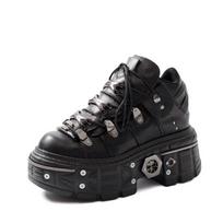 Dad shoes women's new platform women's shoes Russian shoes Source Heavy metal punk shoes 36