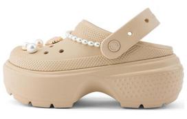Crocs Clogs 5.5cm Women's Beige 210271-2Y2 38-39