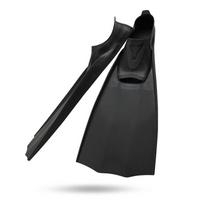 Long Swimming Fins S M L Diving Flippers Training Travel Fins For Adults Full Foot Rubber Freediving Snorkeling Fins S (36-37)