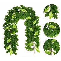 Multicolor Ficus Elastica Artificial Leaves Garland 3D Leaf Table Running Simulation Leaf Vine DIY Accessories 170cm Leangth