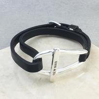 UNOde50 European Trendy Personalized Couple Chain-Link Leather Bracelet - Ideal Gift for Boyfriend or Girlfriend