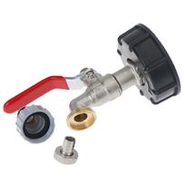 IBC Tank Adapter S60X6 To Brass Tap 1/2  Replacement Valve Fitting Parts