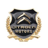 Car Styling Metal Car Body Fender Decoration Shield Stickers For Citroen Berlingo C3 Aircross C5 Aircross Xsara C4 Picasso C4L
