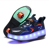 Huoleguo Crazy Roller Skate Shoes with Wheels 32