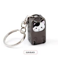 New Stainless Steel Metal Foldable Mini Creative Kitten Nail Clipper Keychain Portable Manicure Tool