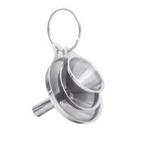 [ZYAS]Stainless Steel Kitchen Funnels Set Food Grade Metal Funnels For Filling Bottles Small Funnels For Essential Oil Spices