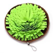 Hot Washable Pet Sniffing Pad Foldable Relieve Stress Slow Feeding Mat ncrease IQ Snuffle Mat Dog Toys žalia