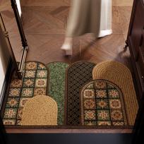 Scrape Mud And Rub Soil Into The Door Floor Mat Maillard American Retro Silk Ring Floor Mat, Which Is Resistant To Dirt And Easy To Take Care Of 40*60cm
