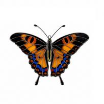 Butterfly Window Suncatcher Acrylic Stained Glass Decorative Hanging Ornament for Home Indoor Outdoor Decoration Unique Design one size ruda