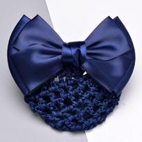 GLO-STORY Professional Hairnet Bow Bun Clip