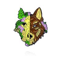 Trendy Halloween Animal Brooch: Rabbit, Frog, Wolf Costumes