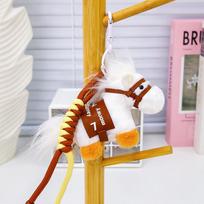 Cute Pony Plush Keyring With Pp Cotton Filling For Girls And Kids