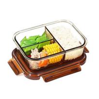 Portable Glass Lunch Box with Sealed Lid