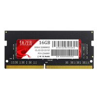 JAZER DDR4 16GB 3200MHz Laptop Memory CL22 PC4-25600 1.1V SO-DIMM 260Pin 16GB x 1 module, Compatibility Guaranteed
