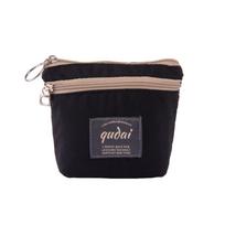 Square Cute Zero Wallet Card Holder Small Cosmetic Bag Simple Mini Storage Bag  Student juoda