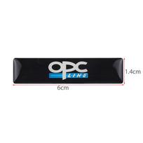 5pcs 3D OPC LINE Emblem Car Side Fender Tail Badge Decor Sticker For Opel Astra H J Insignia Mokka Zafira Corsa Vectra D Antara 5pcs