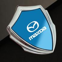 Metalinis automobilio bagažinės lango šoninis emblemos lipdukas Mazda 3 6 CX5 2 CX30 CX3 CX9 MX5 RX8 Axela CX7 MX3 BM BN GL 5 juoda