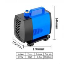 HLTNC CNC 75W 80W 110V 220V Water Pump Spindle Motor Water-cooled Circle Pump For Engraving Machine 1.5KW 2.2KW spindle motor 80W 220V
