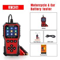 2025 KONNWEI Car Battery Diagnostic Tool 6V-12V-24V Battery Information Viewing Fault Code Clearing Car Battery Charging Scanner KW341
