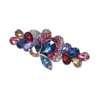 Sweet Elegant Headwear Tulip Flower Crystal Hairpins Korean Barrettes Spring Clips Women Hair Clips