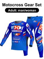 motocross gear set Enduro cross Jersey Pant Kits Racer Gear Set Off-road Mens Kits Women's mountain Downhill Motorcycle MX S-30