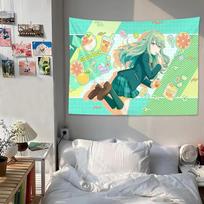 Project Sekai Cartoon Anime Tapestry Decorate Wall Tapestry Room Decoration Items Home Decor Dorm Wall Hanging Banner Backdrop 40x60 cm