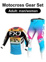 motocross gear set Enduro cross Jersey Pant Kits Racer Gear Set Off-road Mens Kits Women's mountain Downhill Motorcycle MX XXL-38