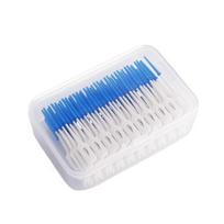 160Pcs Clean Between Teeth Silicone Interdental Brushes with Thread Teeth Care Oral Cleaning Tools Orthodontics Braces
