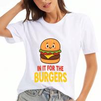 Burger I Ate The Beef Wounisex's Cotton T Shirt, Premium Cotton Print, Durable, Casual Fashion. This Comfy And Stylish Tee Features A Funny Burger Gra S