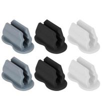 6Pcs Upgraded Pen Holders Self Adhesive Strong Adhesive Easy to Install Pencil Clips Pen Holders Desktop Organizer Accessories 6pcs