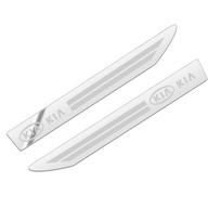 Car Styling 2pcs Side Wing Badge Emblem Fender Sport Car Sticker for Kia Rio Ceed Sportage Cerato Soul Picanto auto Accesspries