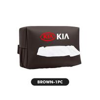Car Center Console Armrest Tissue Box Seat Back Hanging Paper Boxs For KIA Sorento Stinger Soul Spectra Niro Cadenza Sephia