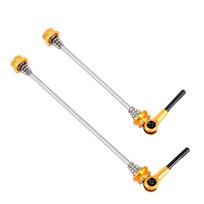 MTB Road Bike Ti Titanium Axle Wheel Hub Skewer Wheel Tire Lever Bicycle Quick Release Skewer auksas