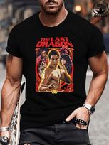 Happy Valentine'S Day Unisex's The Last Dragon Bruce Leroy 80's Movie Round Neck Casual T-Shirt M
