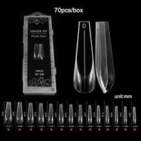 2026 Poly Nail Gel Nail Extension Molds Curved Stiletto Full Cover Advanced Shape Dual Forms Extension Reusable Manicure