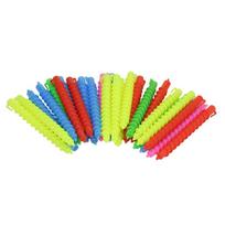20pcs Mixed Colors Hair Roller Spiral Plastic Spiral Rod Styling Tool Hair Curling Roller  Salon