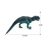Jurassic Paleontology PVC Dinosaur Toy Simulation Carnotaurus Boy's Toy black